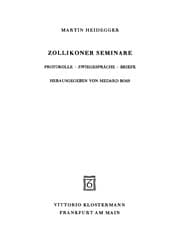 Tapa de Zollikoner Seminare. Protokolle - Zwiegespräche - Briefe