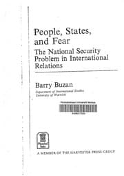 Tapa de People, States and Fear (ECPR Classics)