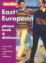 Tapa de Berlitz East European Phrase Book (Berlitz Phrase Book & Dictionary: Arabic)