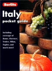 Tapa de Berlitz Italy Pocket Guide