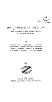 Tapa de Die christliche Religion: Mit einem Einschluss der israelitisch-jüdischen Religion
