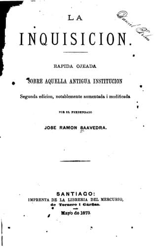 Tapa de La Inquisicion