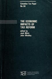 Tapa de Economic impacts of tax reform
