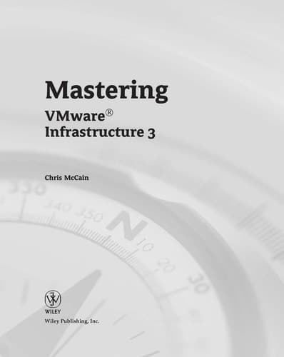 Tapa de Mastering VMware Infrastructure 3