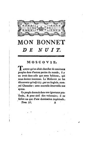 Tapa de Mon bonnet de nuit