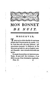 Tapa de Mon bonnet de nuit