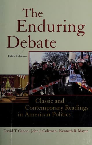 Tapa de The enduring debate