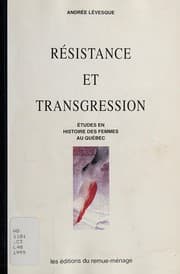 Tapa de Résistance et transgression