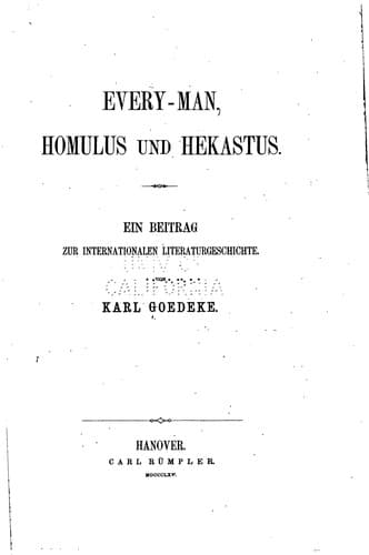 Tapa de Every-man, Homulus und Hekastus