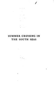 Tapa de Summer cruising in the South Seas