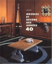 Tapa de Meubles et décors des années 40
