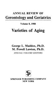Tapa de Varieties of aging
