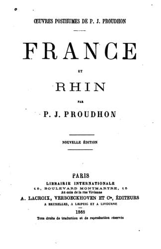 Tapa de France et Rhin