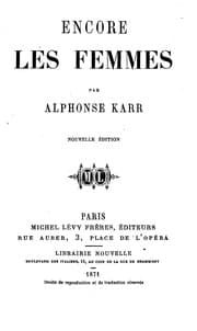 Tapa de Encore les femmes