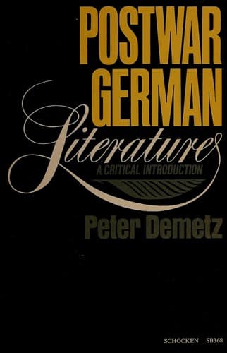 Tapa de Postwar German literature