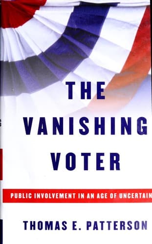 Tapa de The vanishing voter
