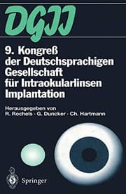 Tapa de 9. Kongreß der Deutschsprachigen Gesellschaft für Intraokularlinsen Implantation