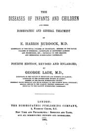 Tapa de The Diseases of infants and children and their homœopathic and general treatment