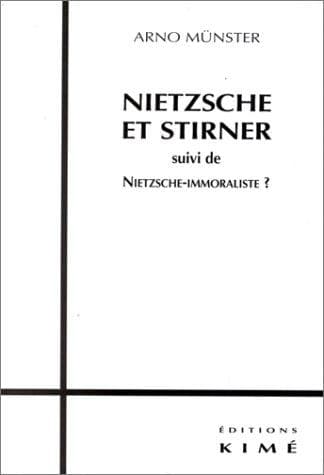 Tapa de Nietzsche et Stirner