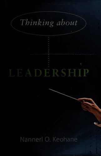 Tapa de Thinking about leadership