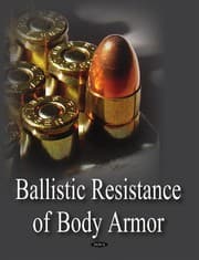 Tapa de Ballistic resistance of body armor