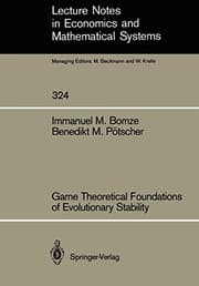 Tapa de Game Theoretical Foundations of Evolutionary Stability
