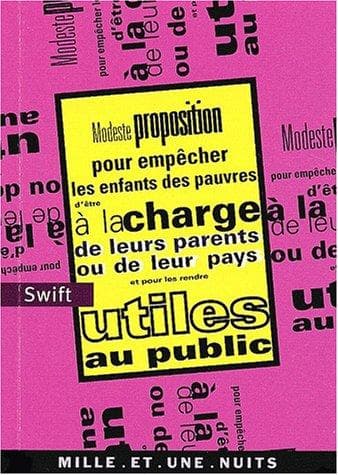 Tapa de Modeste proposition