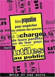 Tapa de Modeste proposition