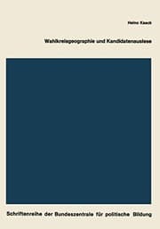Tapa de Wahlkreisgeographie und Kandidatenauslese