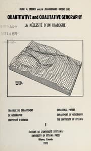 Tapa de Quantitative and qualitative geography