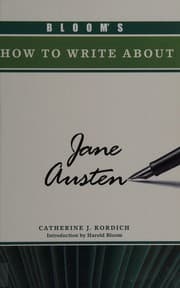 Tapa de Bloom's How to Write About Jane Austen