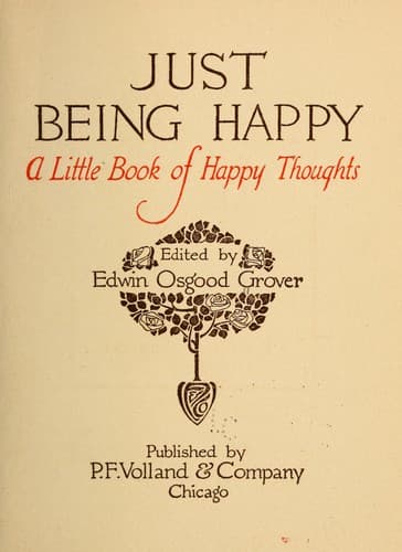 Tapa de Just being happy
