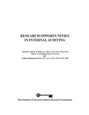 Tapa de Research Opportunities in Internal Auditing