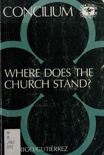 Tapa de Where does the church stand?