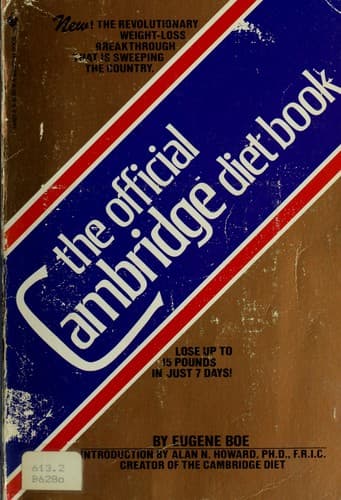 Tapa de Official Cambridge Diet Book