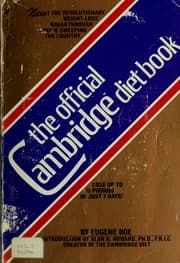 Tapa de Official Cambridge Diet Book