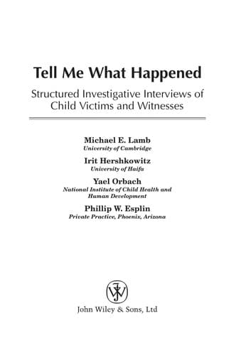 Tapa de Tell me what happened