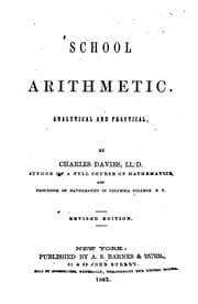 Tapa de School Arithmetic: Analytical and Practical