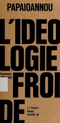 Tapa de L' Idéologie froide