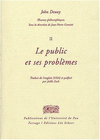 Tapa de Le public et ses problemes