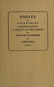Tapa de Essays on government, jurisprudence, libert of the press and law of nations