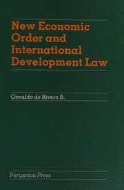 Tapa de New economic order and international development law