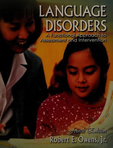 Tapa de Language disorders