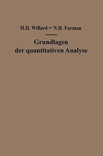 Tapa de Grundlagen der quantitativen Analyse