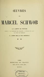 Tapa de Oeuvres de Marcel Schwob