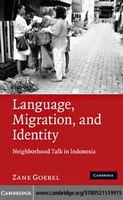 Tapa de Language, migration, and identity