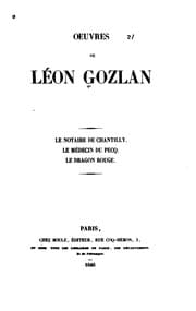 Tapa de Œuvres: Le notaire de Chantilly. Le médecin du Pecq. Le dragon rouge