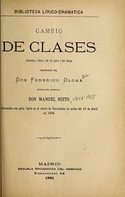 Tapa de Cambio de clases