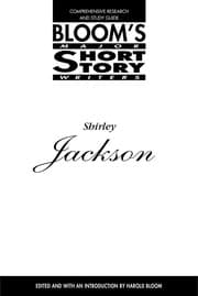 Tapa de Shirley Jackson
