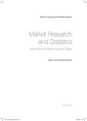 Tapa de Market research and statistics